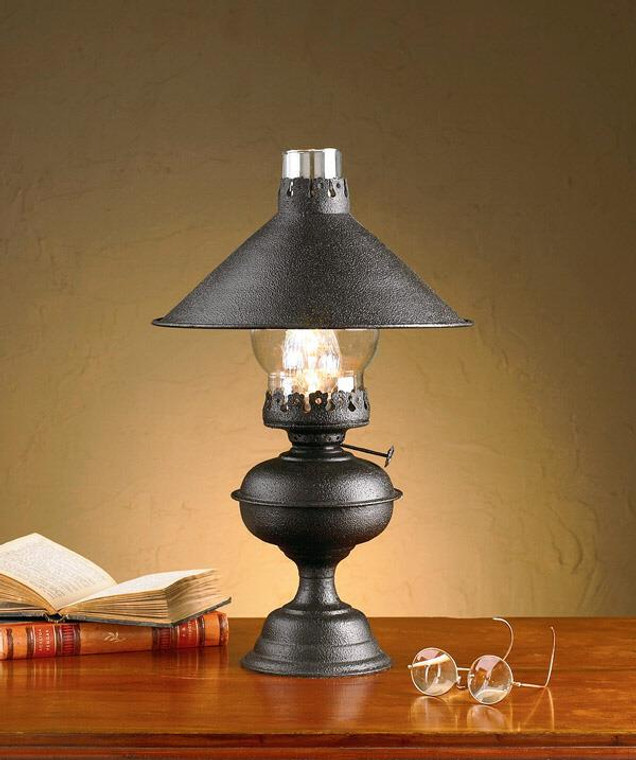 Hartford Lamp with Shade 16" - Black - 762242235137