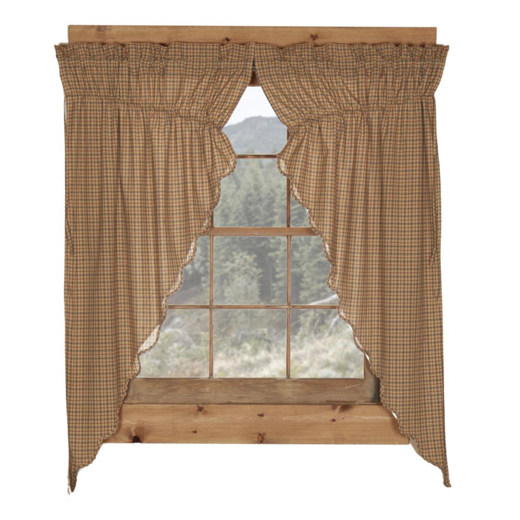 Millsboro Prairie Gathered Curtains - 72x63 - 841985036499
