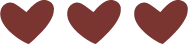 burgundy hearts