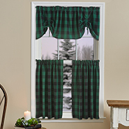 Country Curtains - Wicklow Check Forest