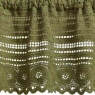 Addison Matcha Green Valance