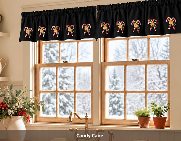 Country Curtains - Candy Cane