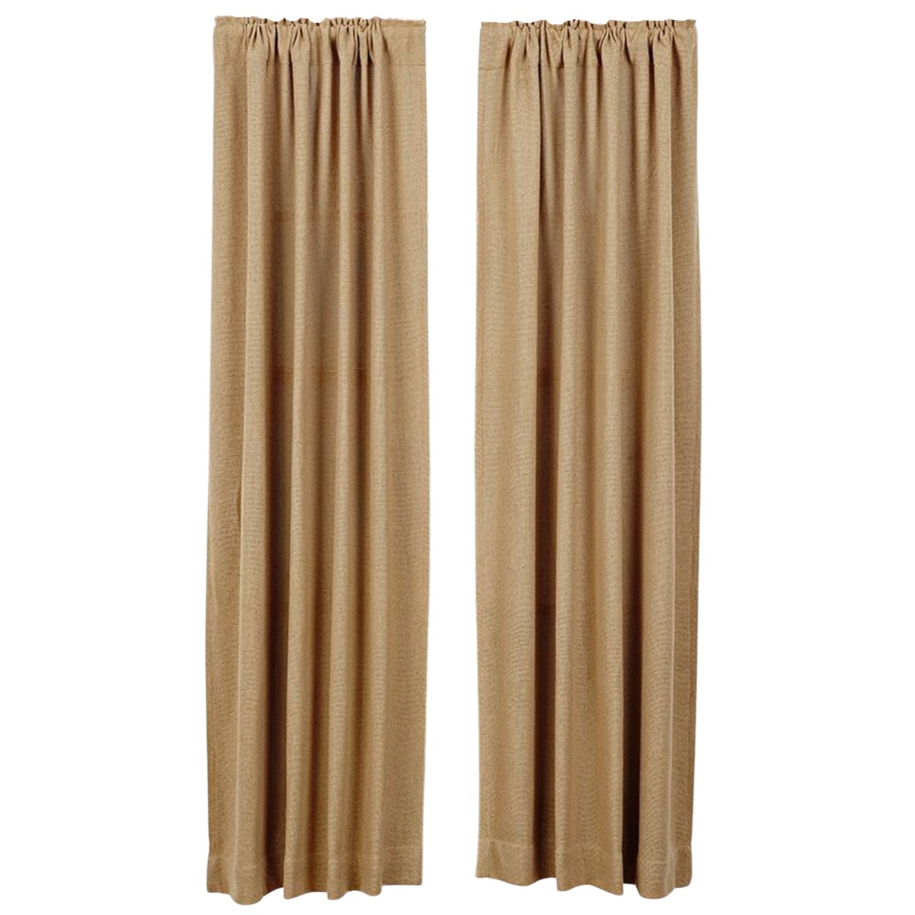 Burlap Natural Panels - 72x63 - Country Village Shoppe