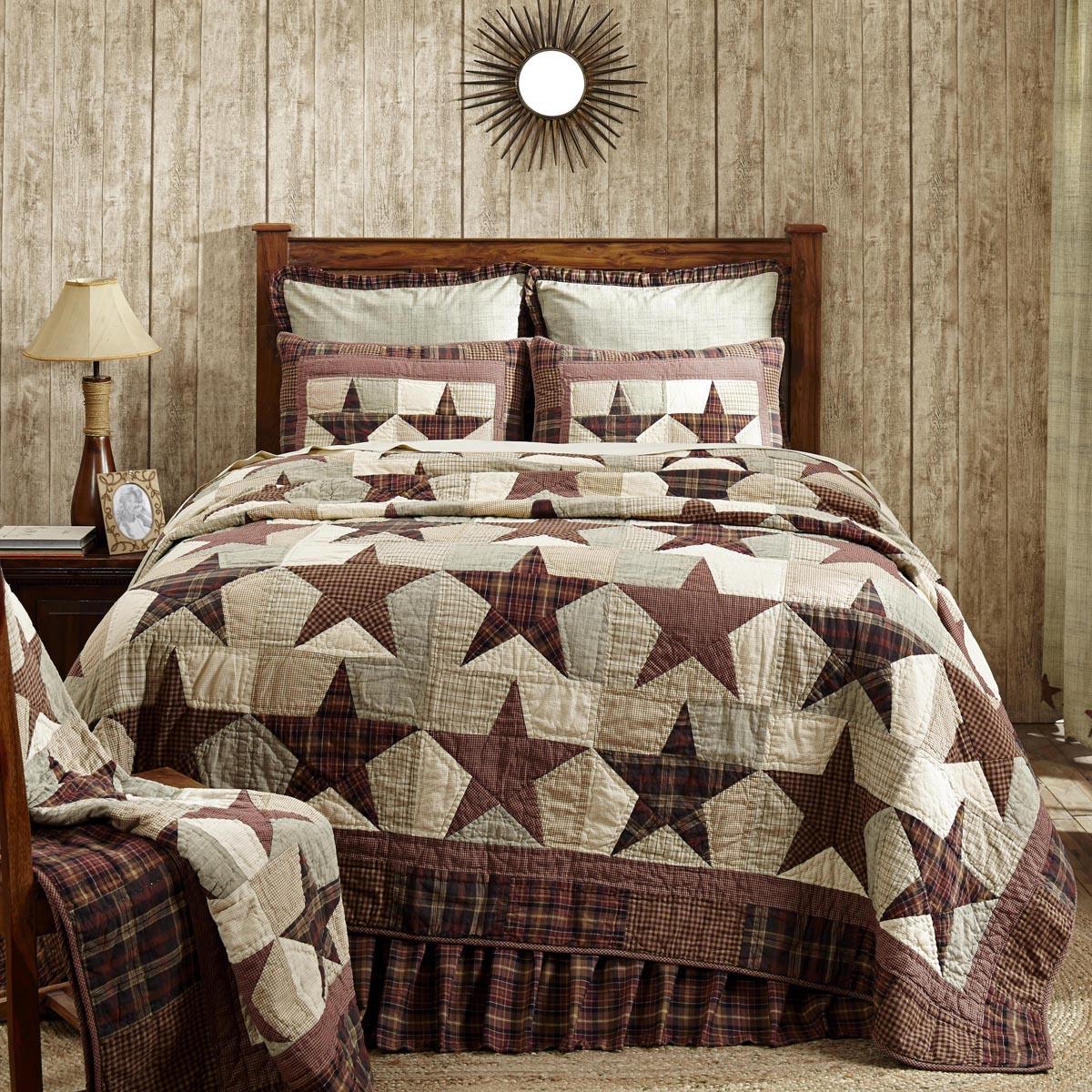 【CUMLUS】 QUILT450 Abilene Star Quilt - Country Village Shoppe