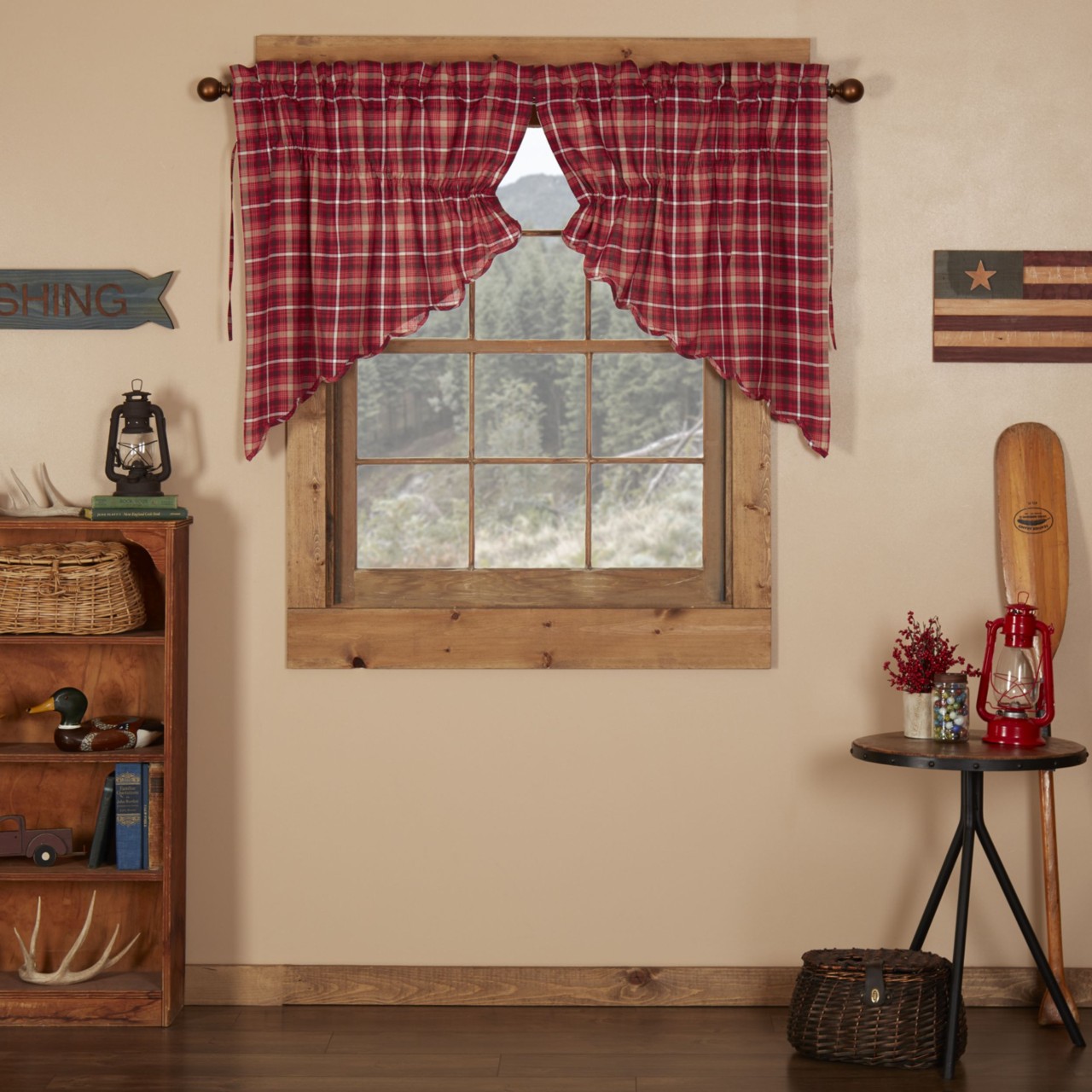 Braxton Prairie Gathered Curtains - Thumbnail 3