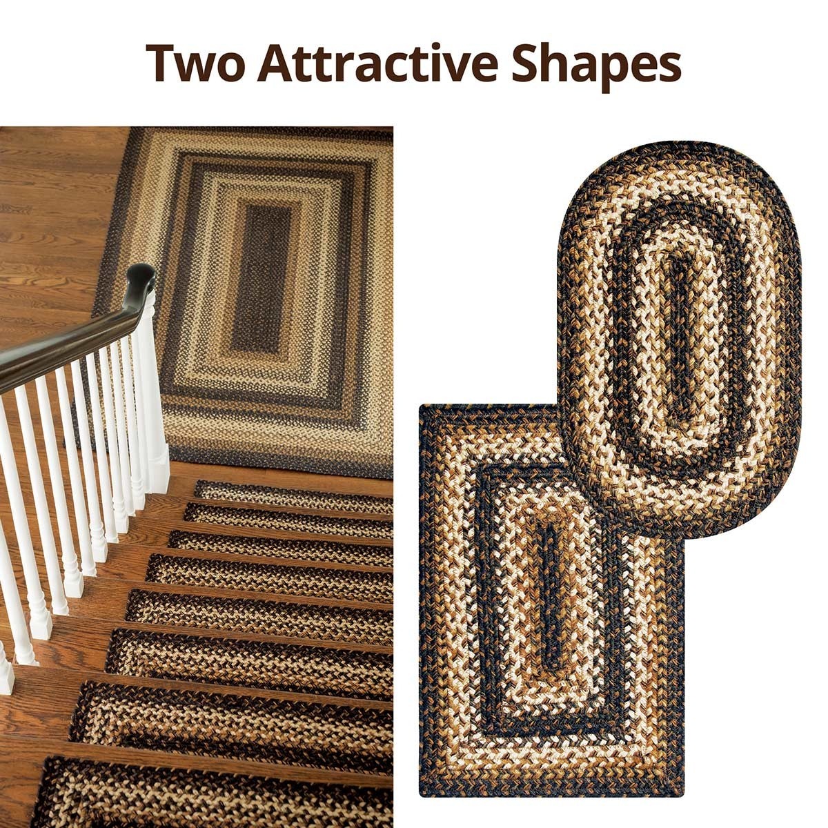 Kilimanjaro Jute Braided Rugs - Country Village Shoppe