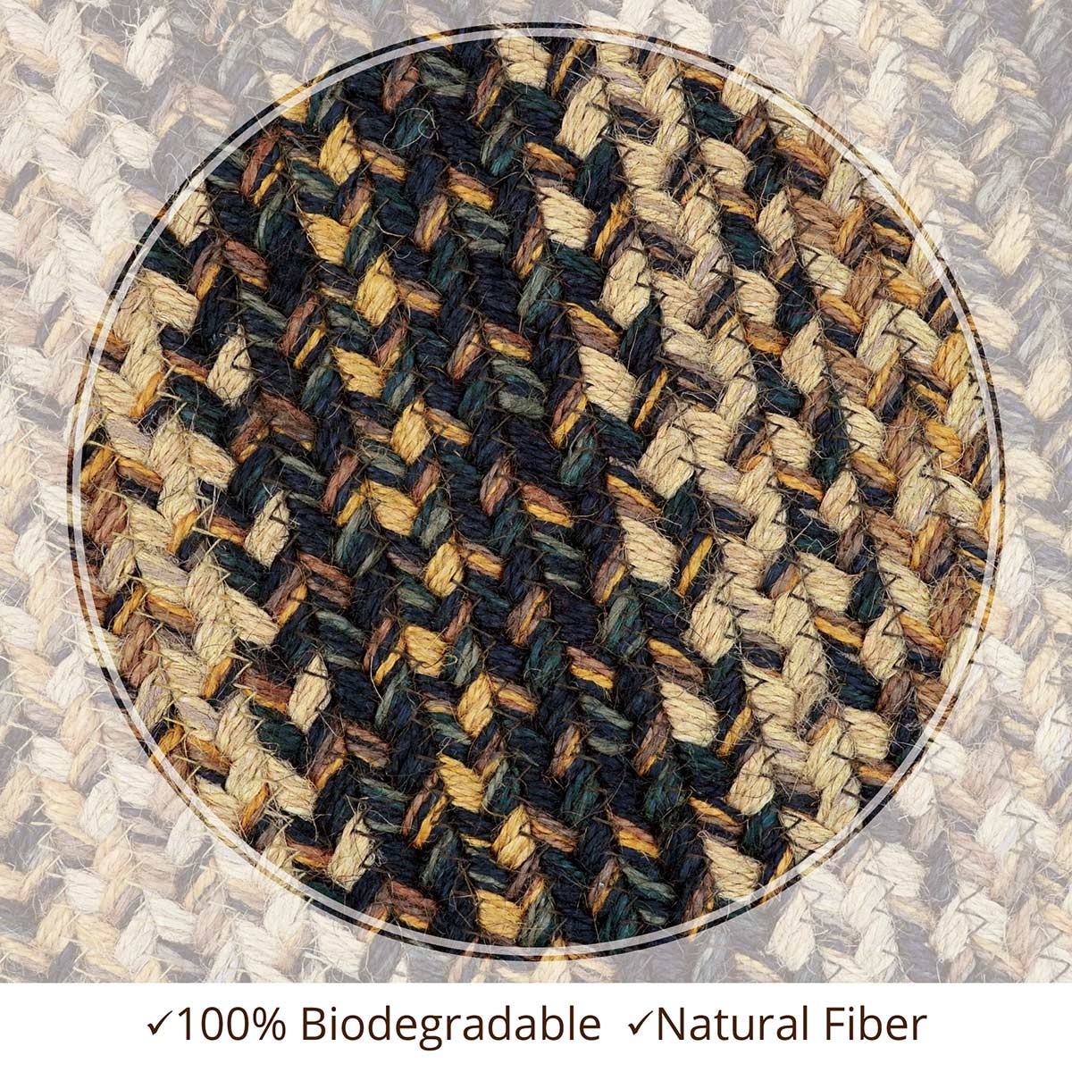 Kilimanjaro Jute Braided Rugs - Country Village Shoppe