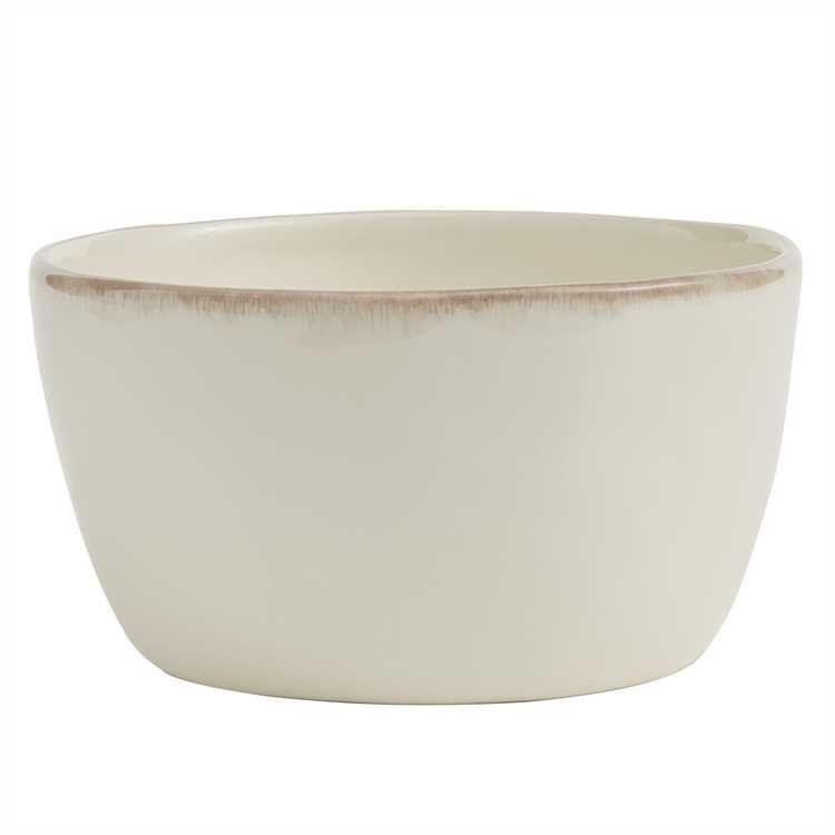 Villager Cereal Bowls - Cream Plain Set of 4