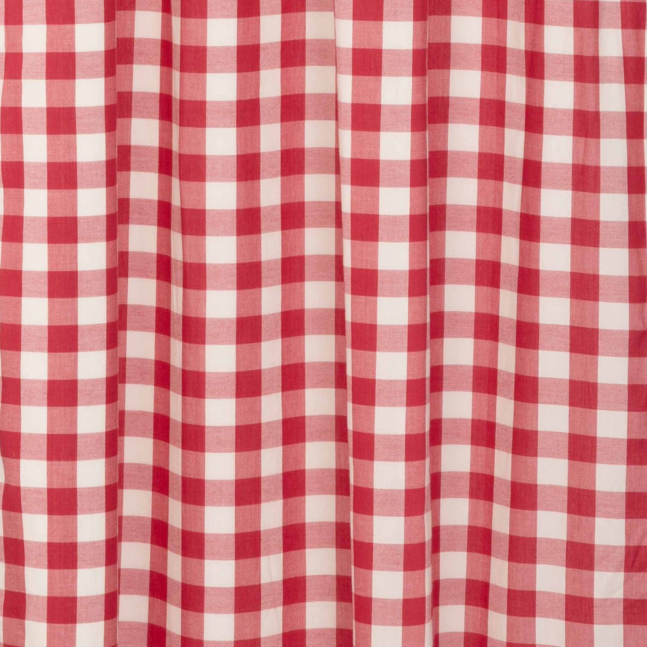 Annie Buffalo Check Red Valance - 72x16 - Country Village Shoppe