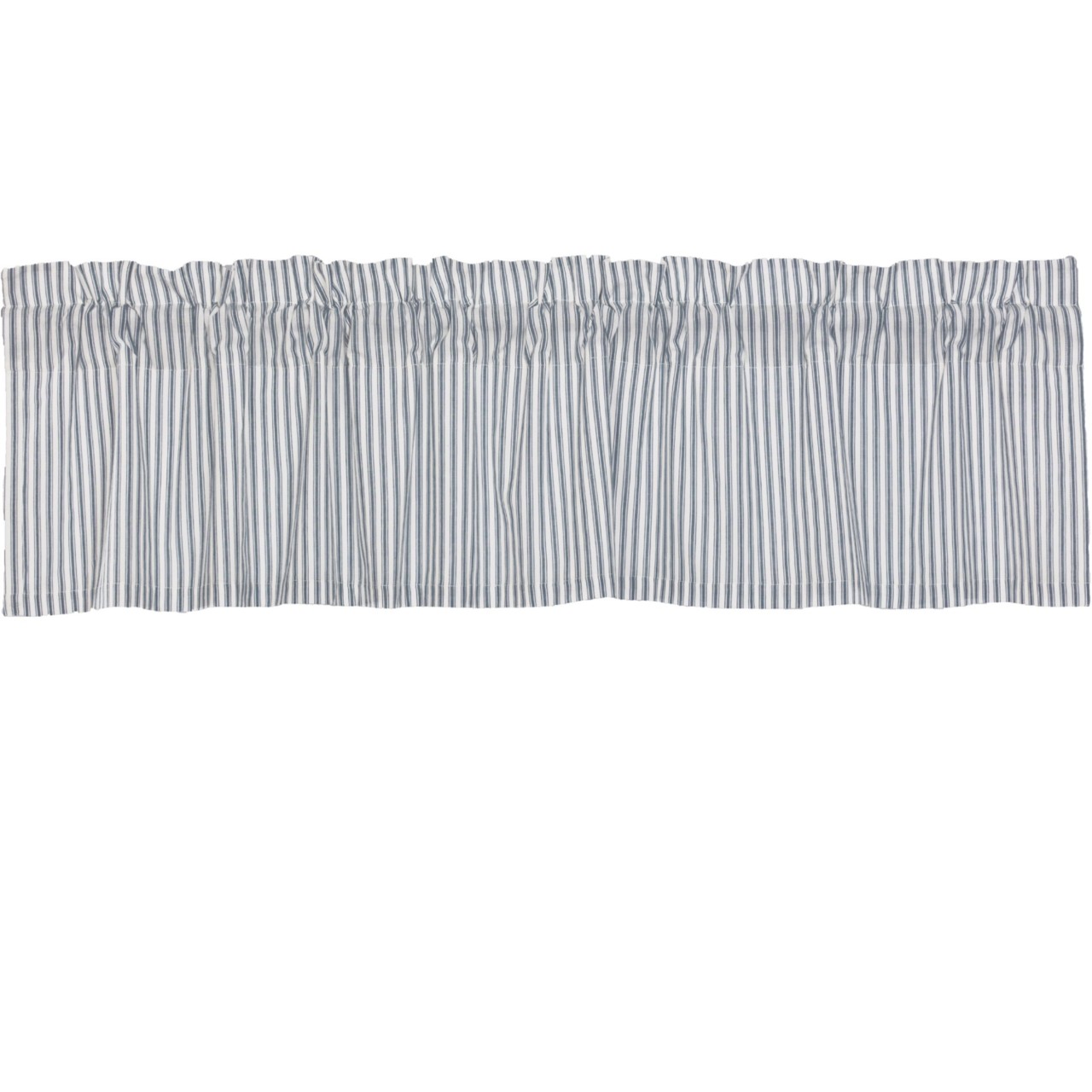 Sawyer Mill Black Ticking Stripe Valance - Thumbnail 3