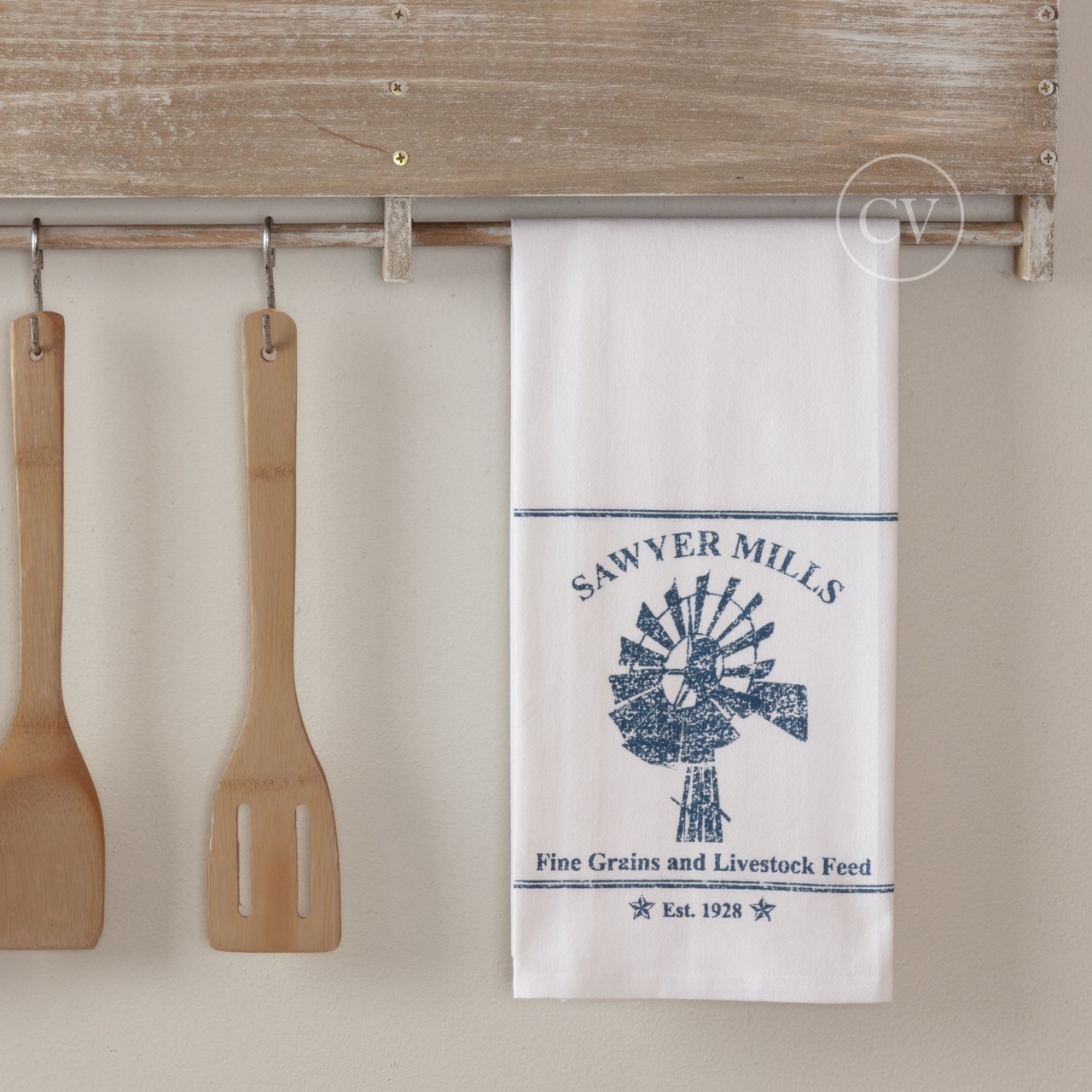 Sawyer Mill Blue Tea Towels Windmill - Thumbnail 3