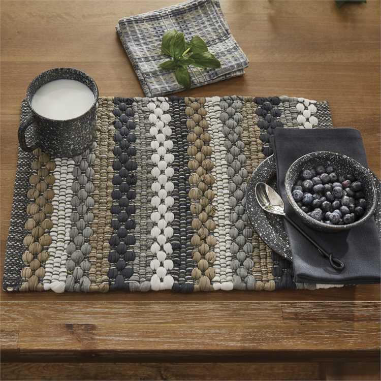 Hartwick Placemats - Chindi Set of 6 - Thumbnail 2