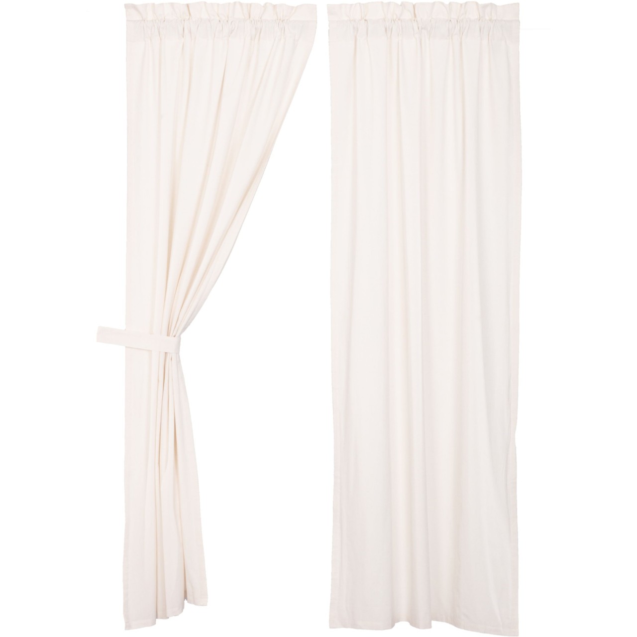 Simple Life Flax Antique White Panels - Ruffled - Thumbnail 5