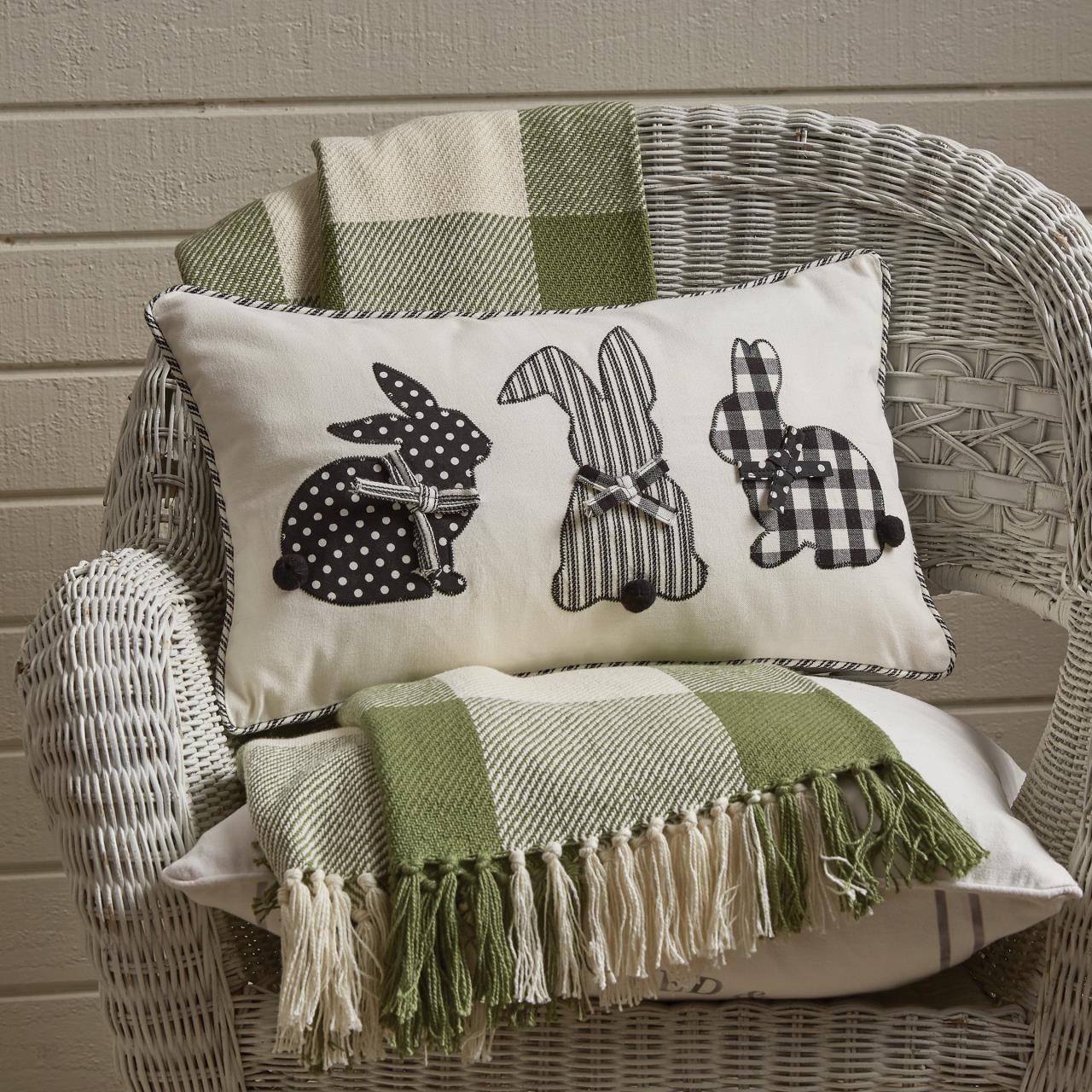 Cotton Tails Pillow - Thumbnail 2