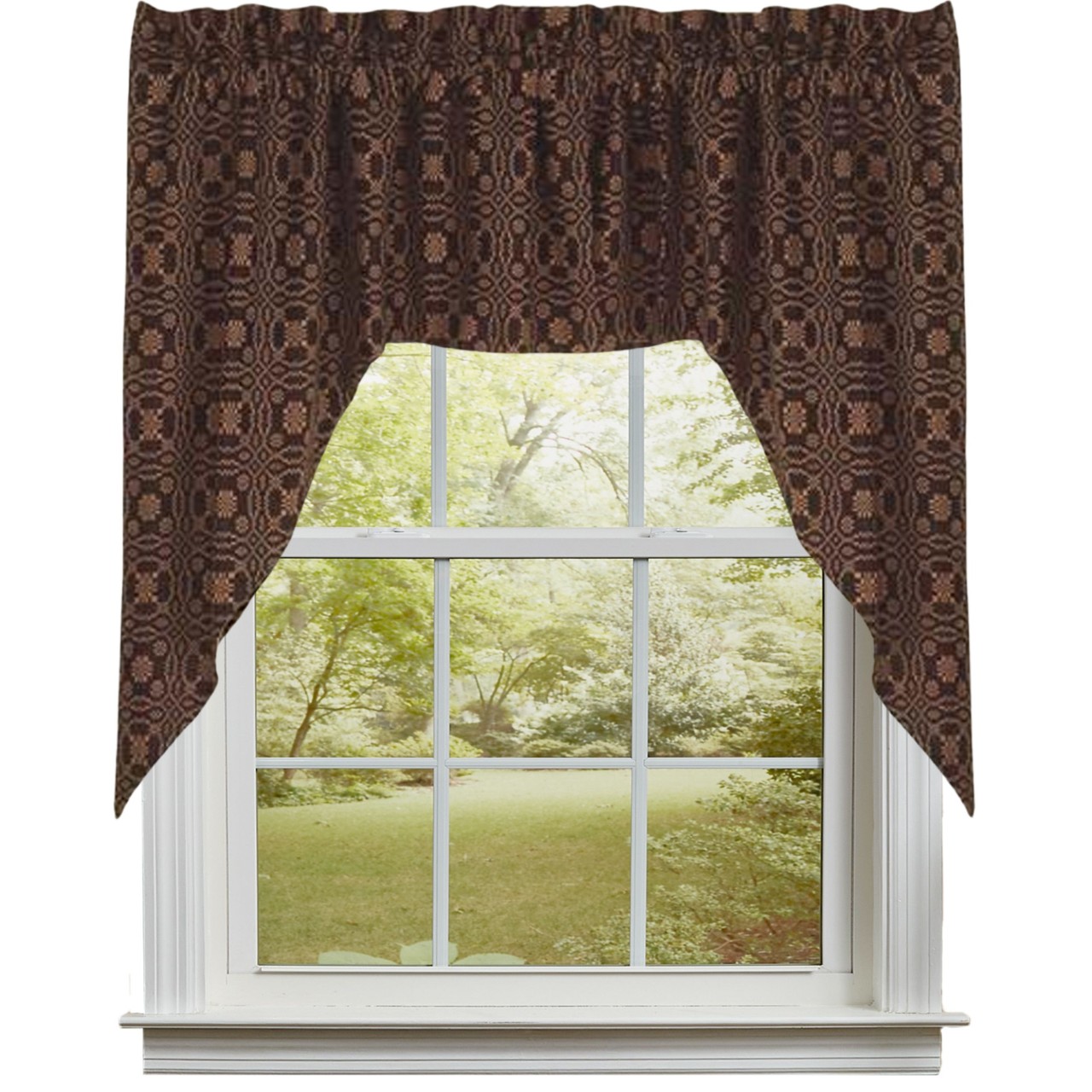 Lover's Knot Jacquard Swags - 72x36 - Country Village Shoppe