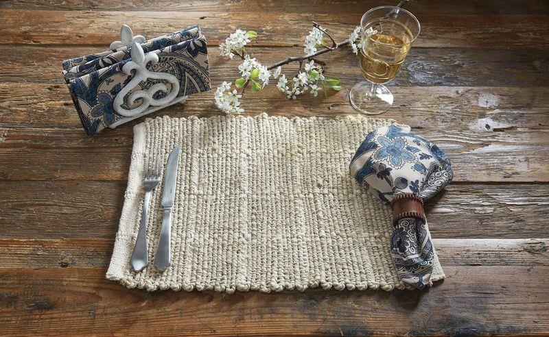 Origins Jute and Cotton Placemats - Sand - Thumbnail 2