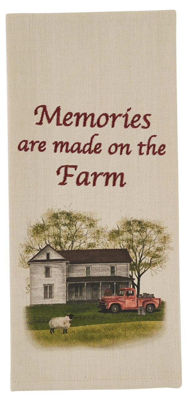 Memories On Farm Dishtowels