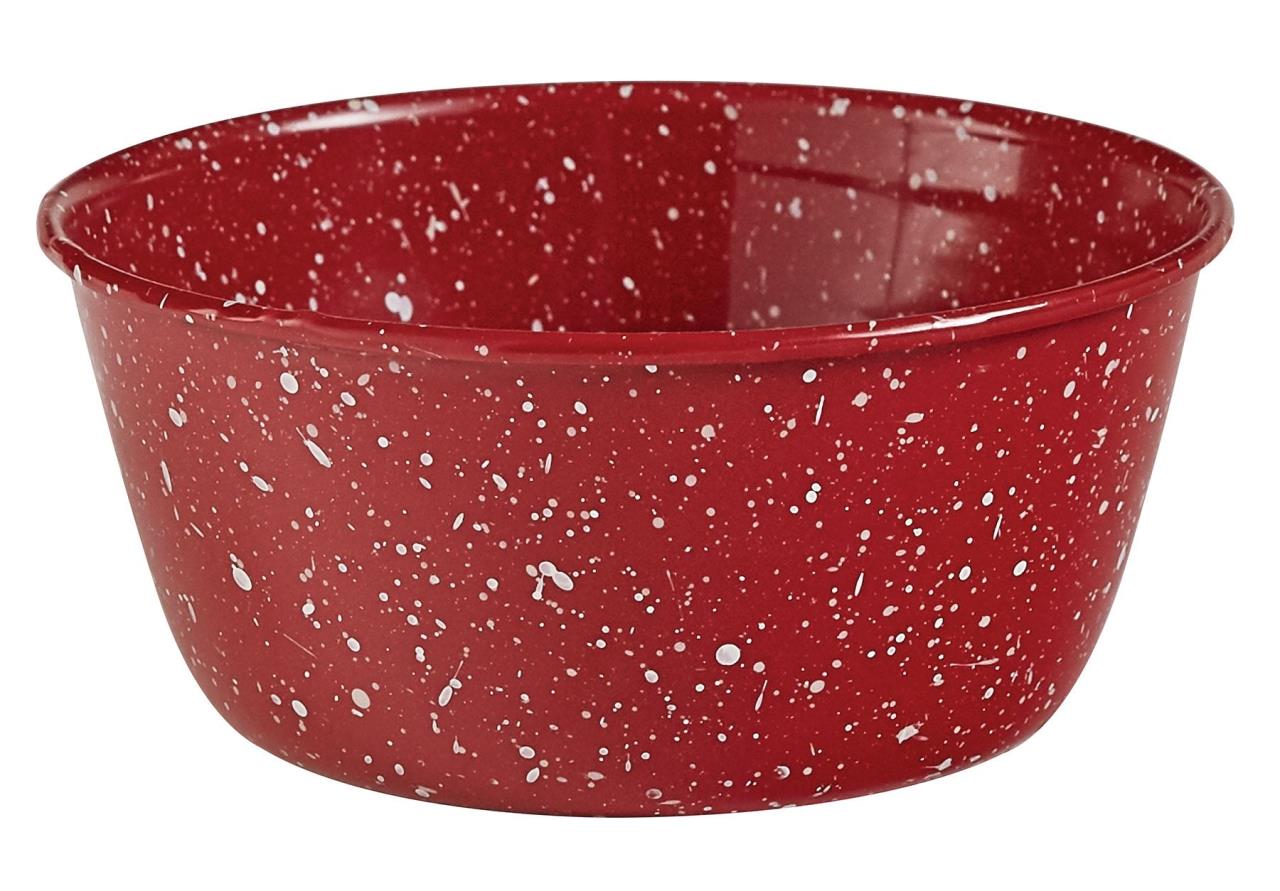 Granite Enamelware Red Bowls Set of Country Village Shoppe