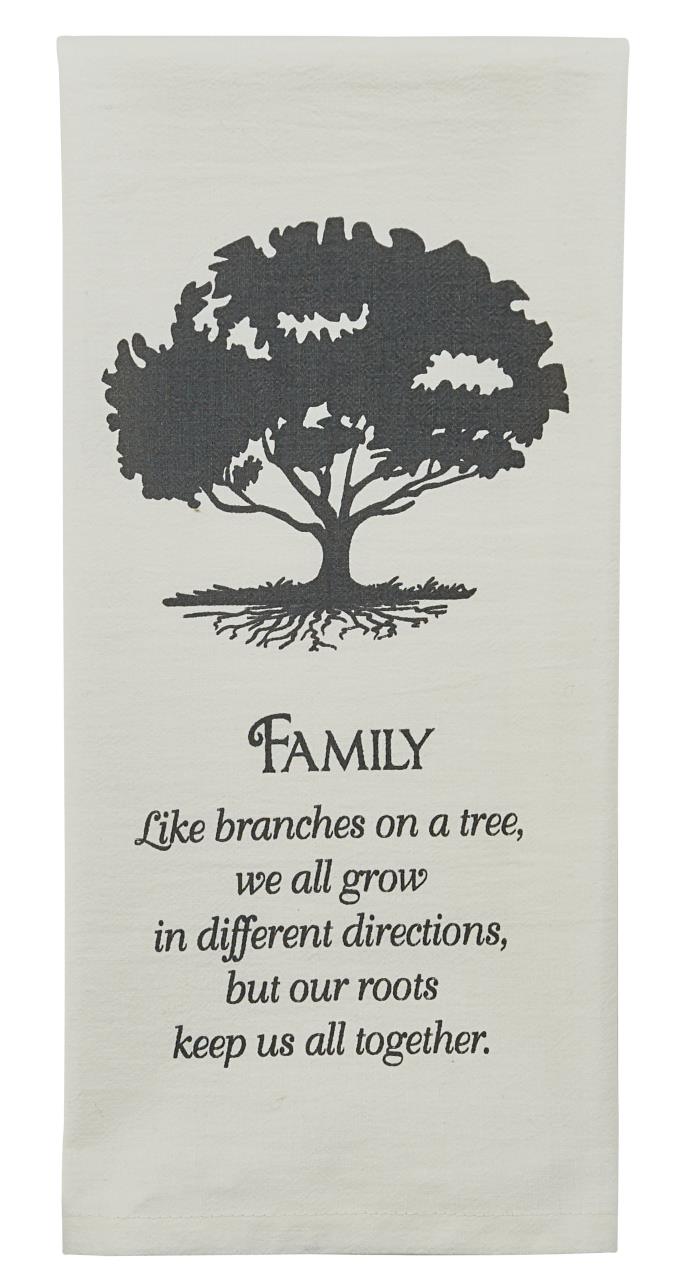 Family Tree Printed Dishtowels - Thumbnail 2