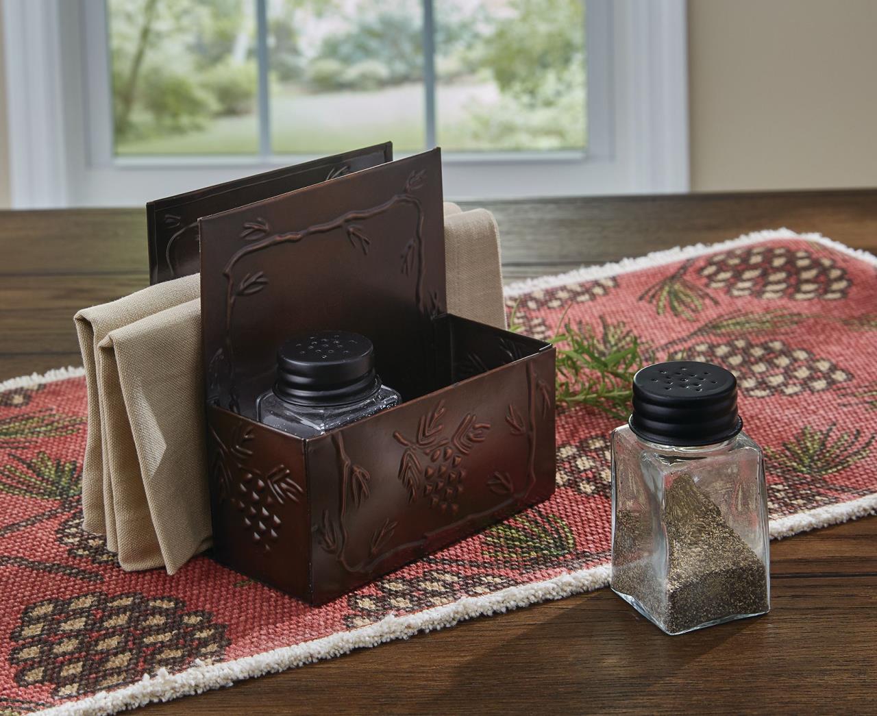 Valley Pine Napkin and Salt & Pepper Caddy - Thumbnail 2