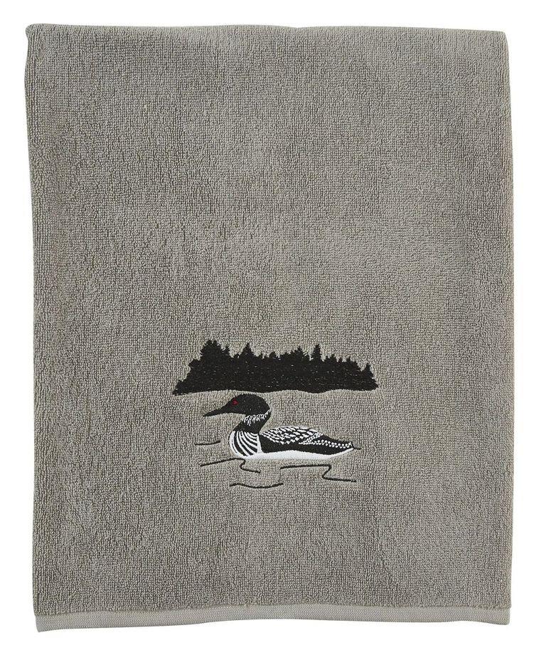 Grey Area Loon Bath Towel