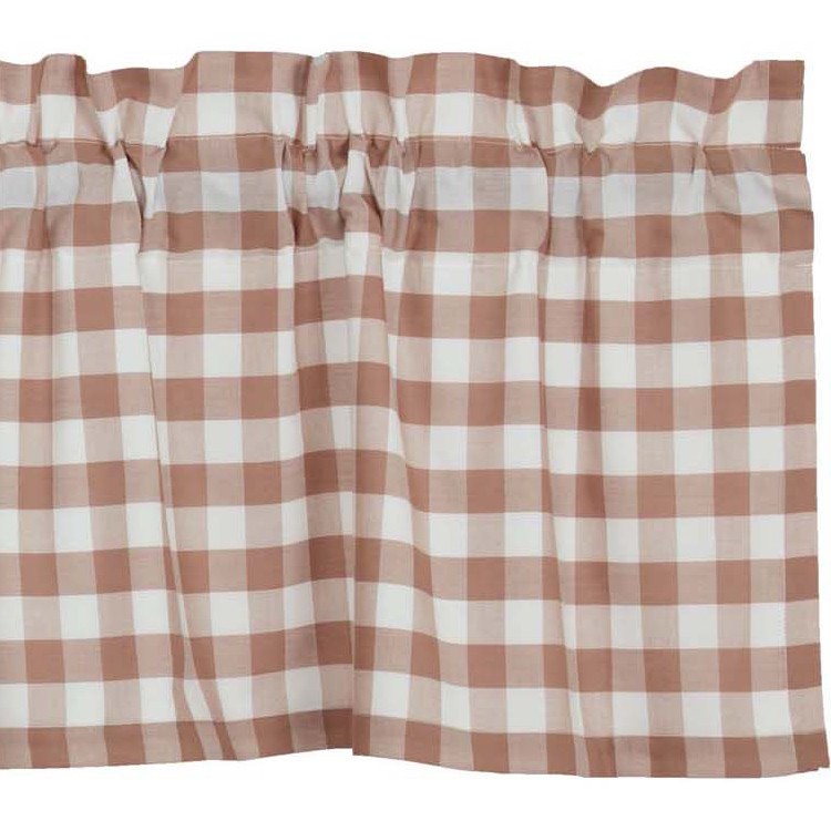 Annie Buffalo Check Portabella Valance - 60x16 - Thumbnail 5