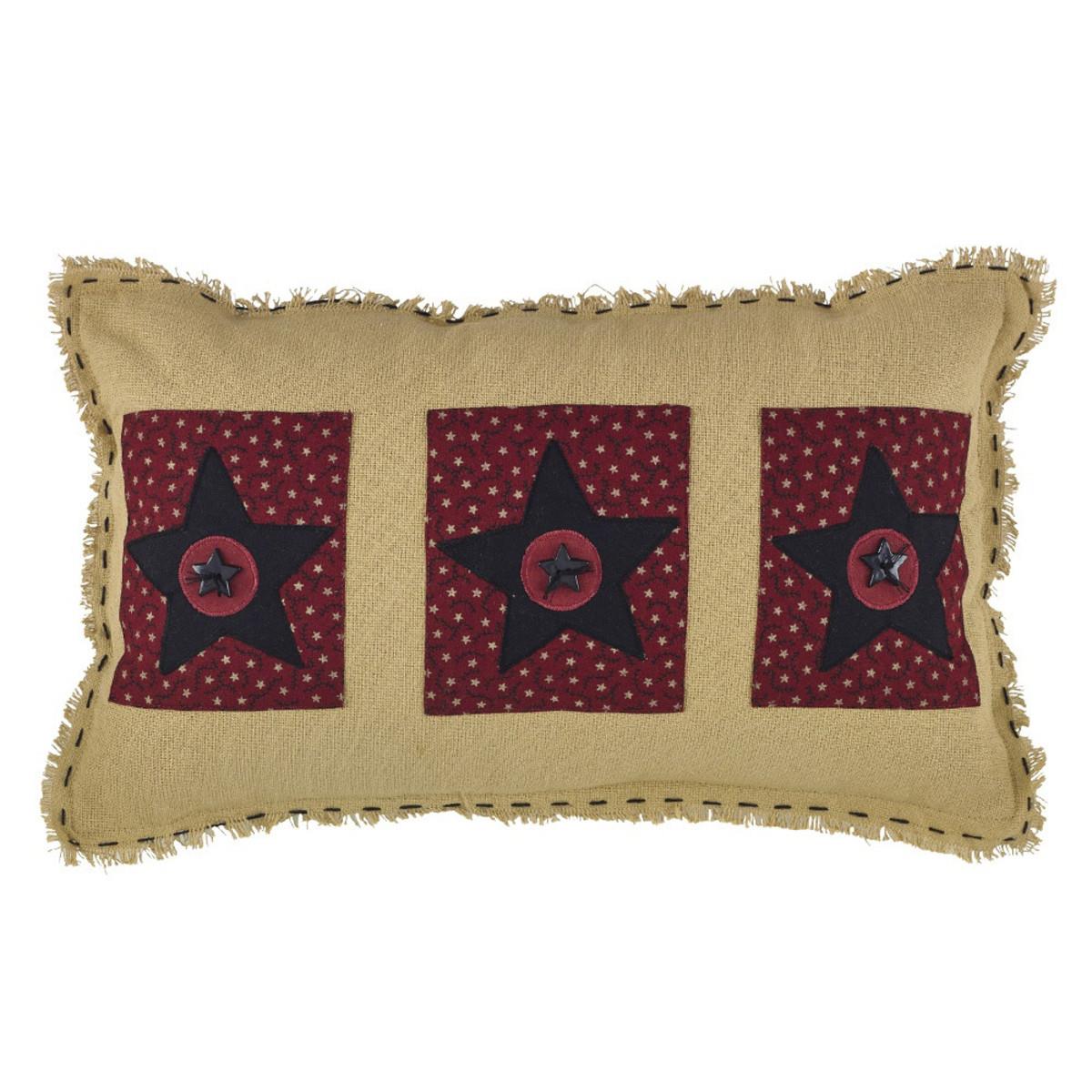 3 Star Applique Pillow - Thumbnail 2