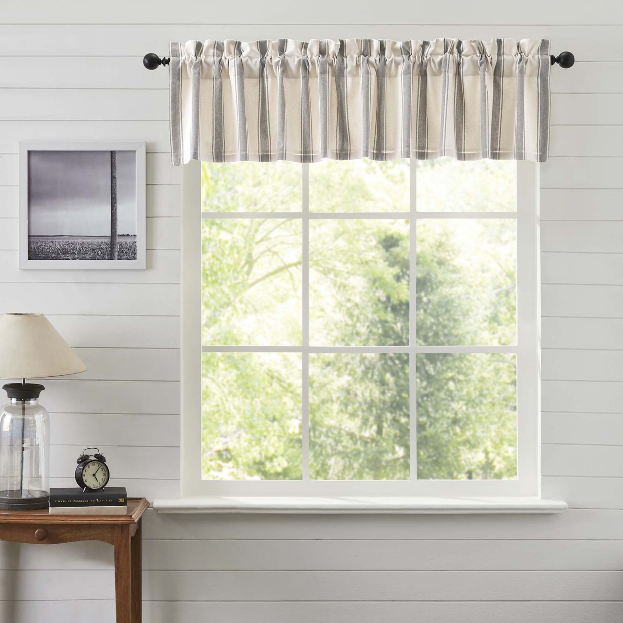 Grace Grain Sack Stripe Valance