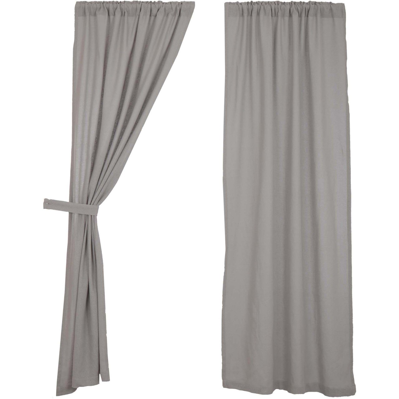 Burlap Dove Grey Panels - Thumbnail 3