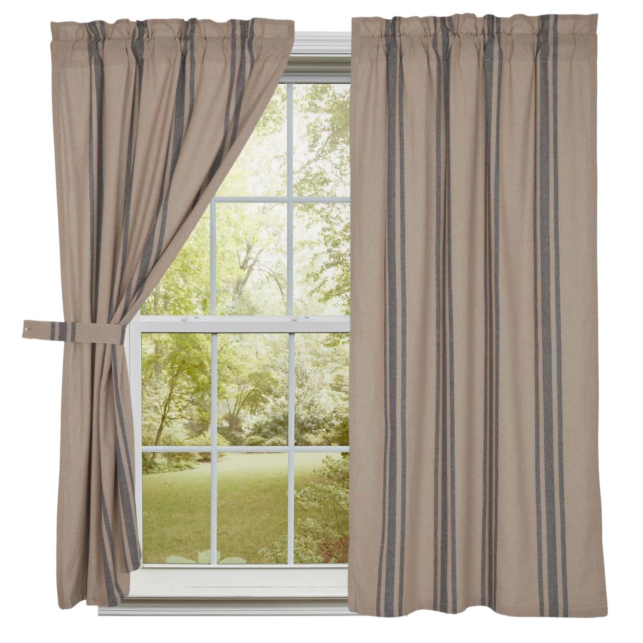 Grain Sack Charcoal Panels - Thumbnail 2