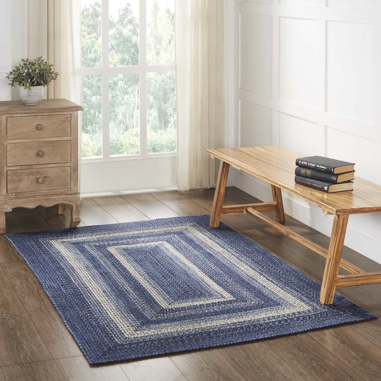 Great Falls Blue Jute Rugs - Country Village Shoppe
