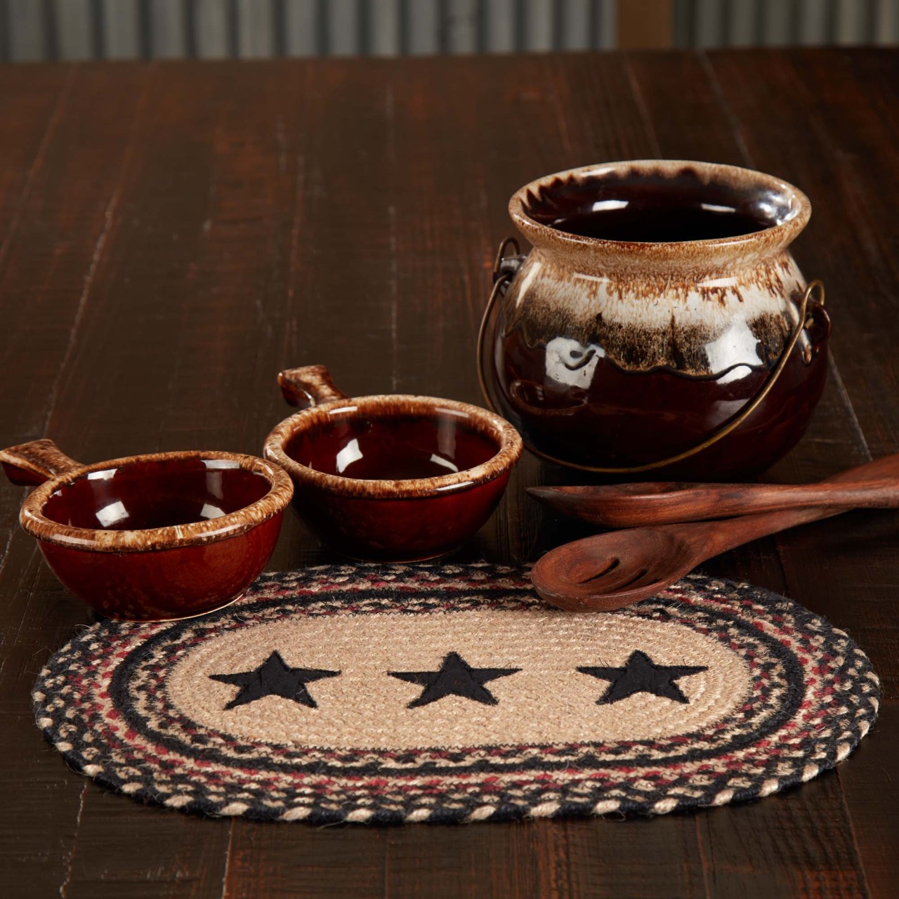 Colonial Star Jute Placemats - Thumbnail 3