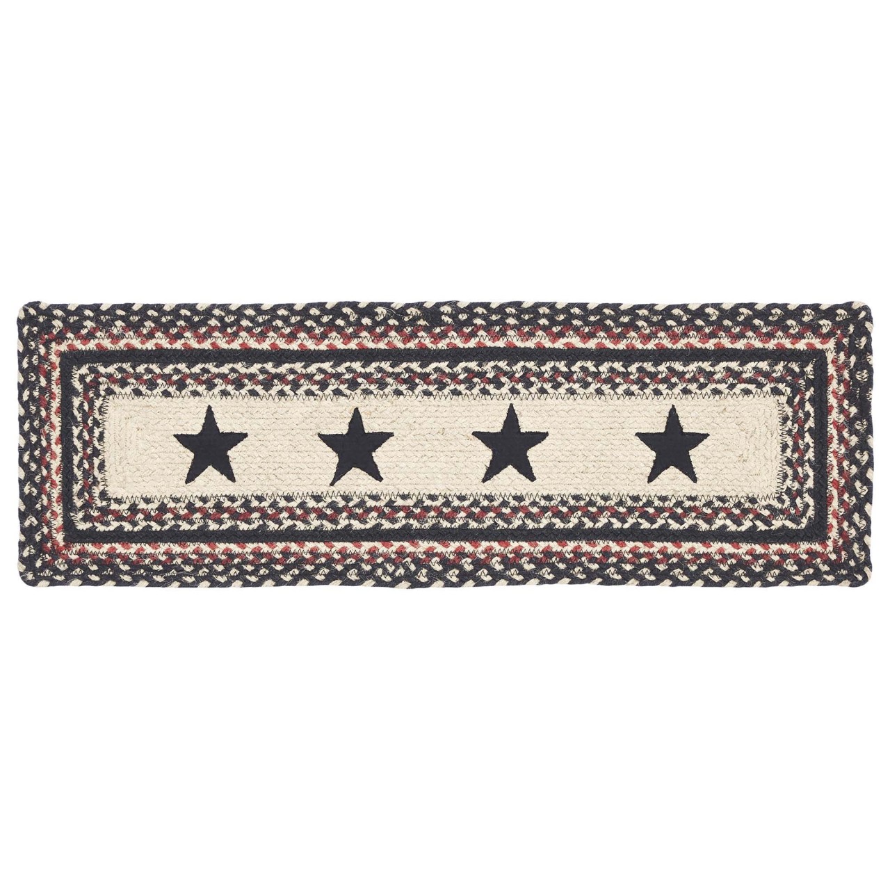 VHC Colonial Star Jute Stair Tread