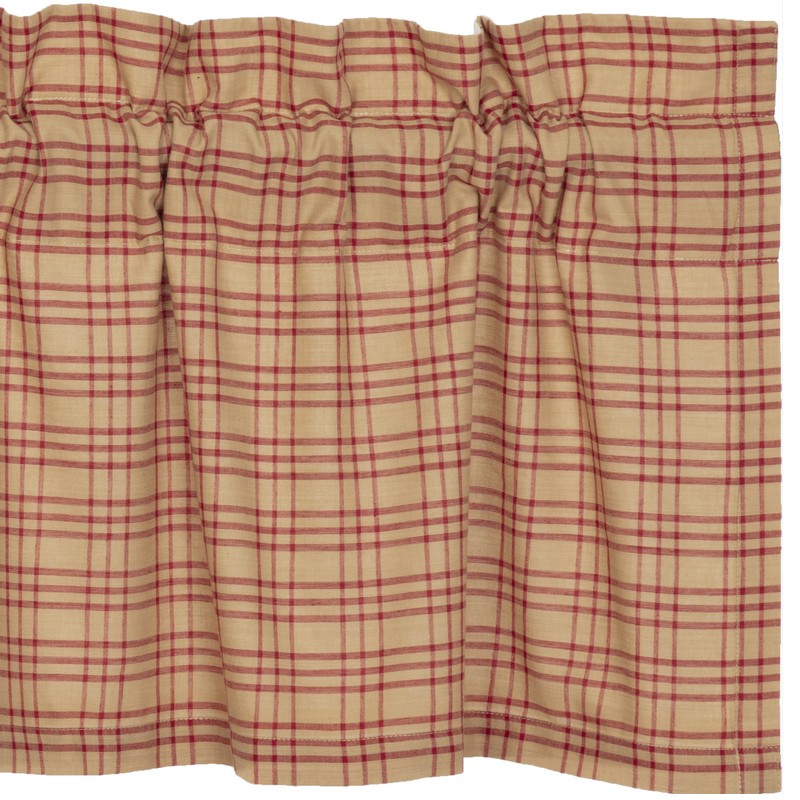 Sawyer Mill Red Plaid Valance - Thumbnail 2