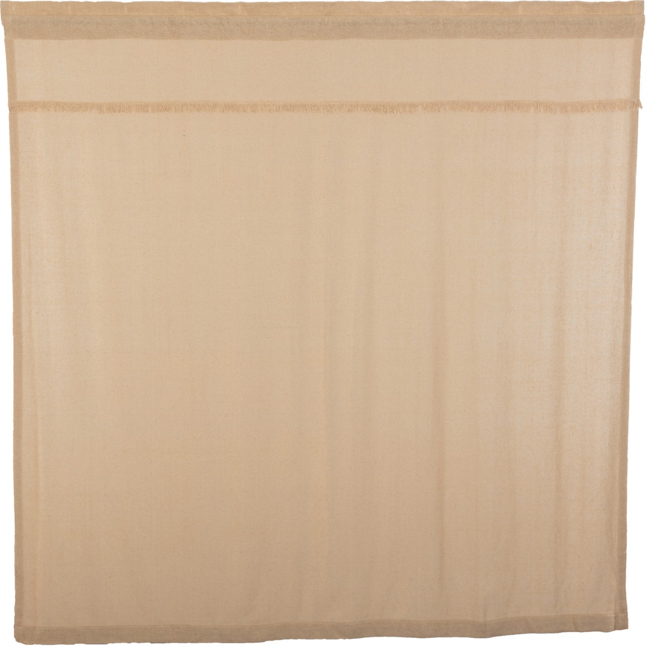 Burlap Vintage Shower Curtain - Thumbnail 2