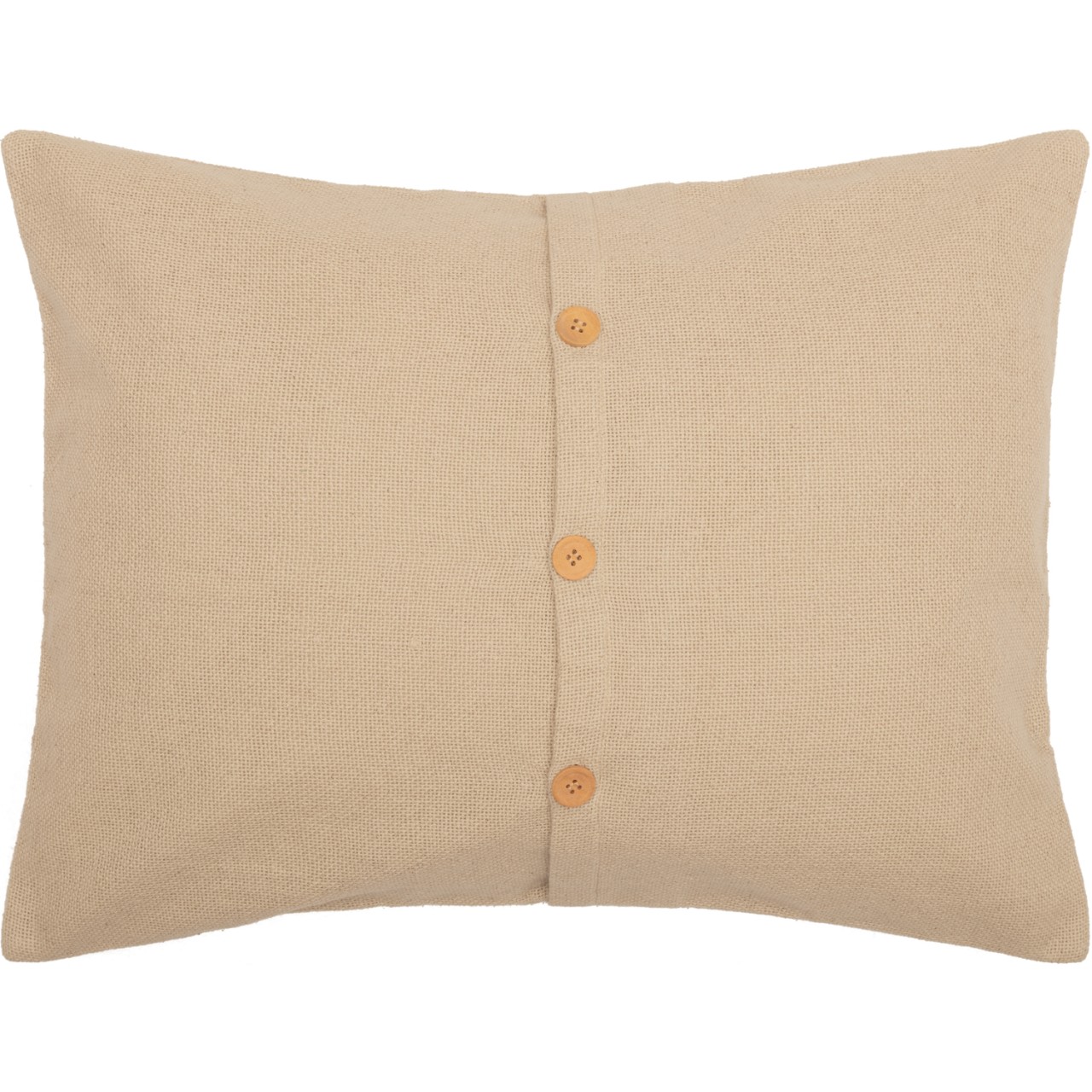 Burlap Vintage Pillow Sham - Thumbnail 2