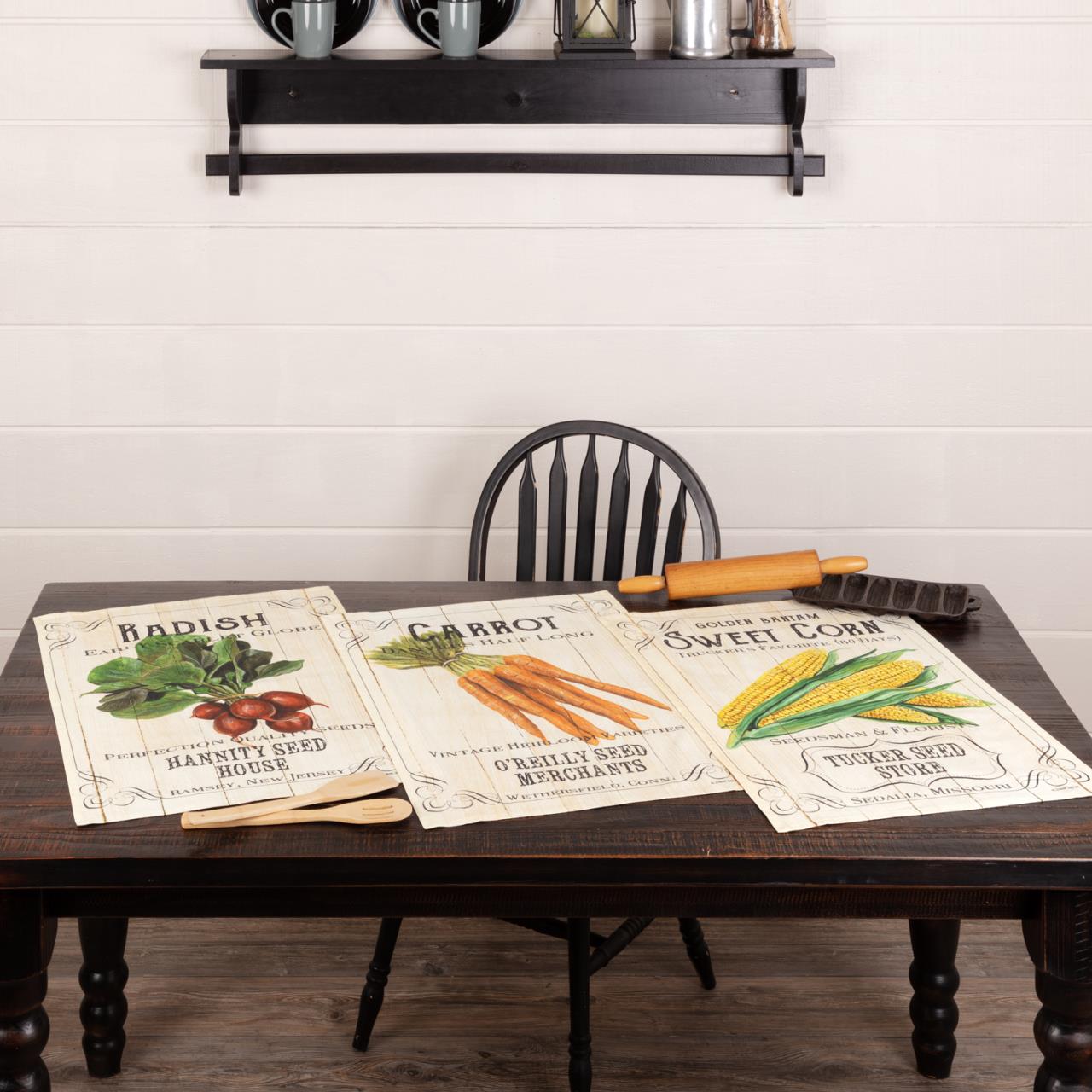 Farmer's Market Fresh Vegetable Tea Towels