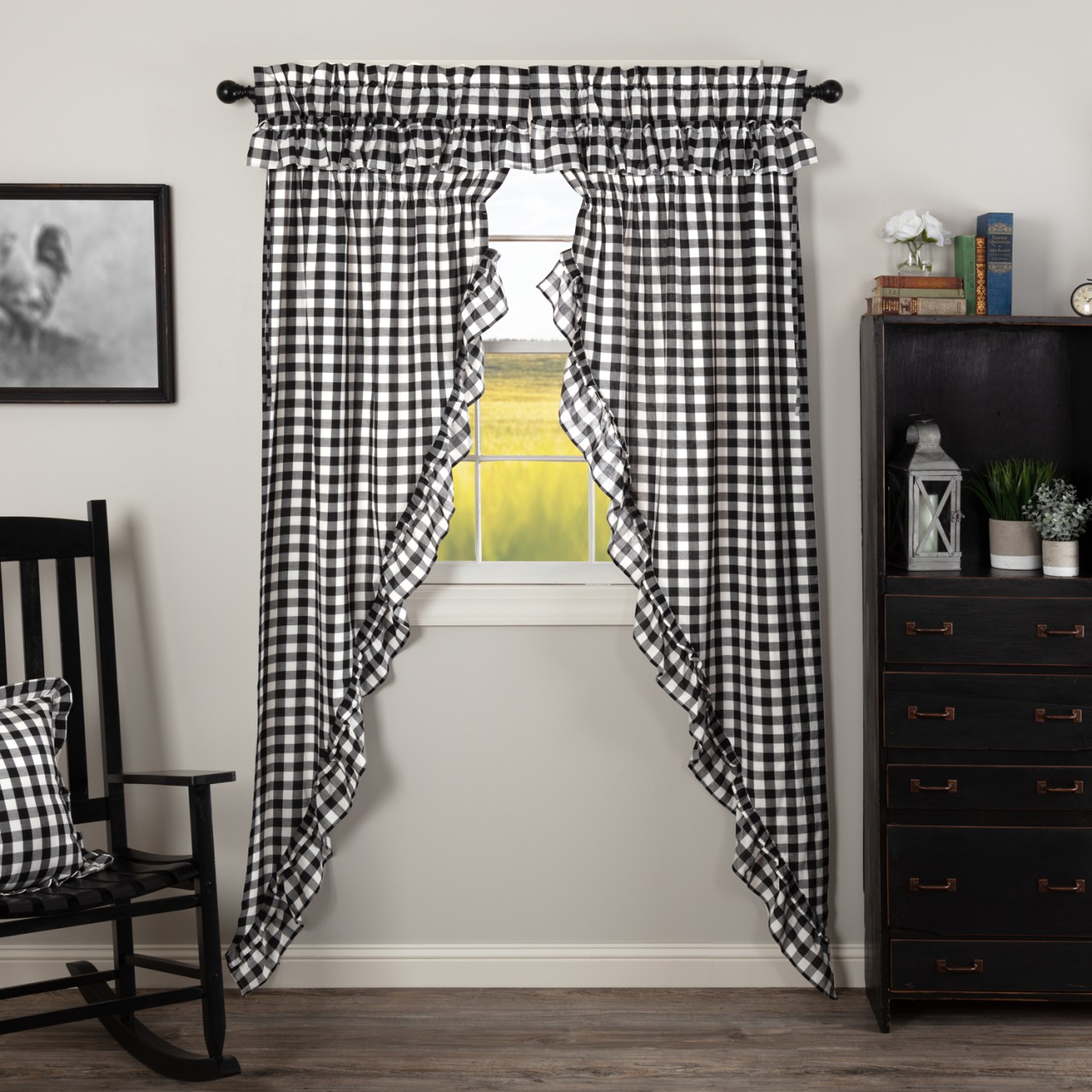 VHC Prairie Gathered Curtains - Thumbnail 2
