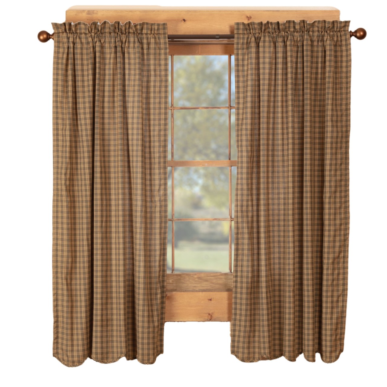 VHC Cedar Ridge Scalloped Panels - Thumbnail 2