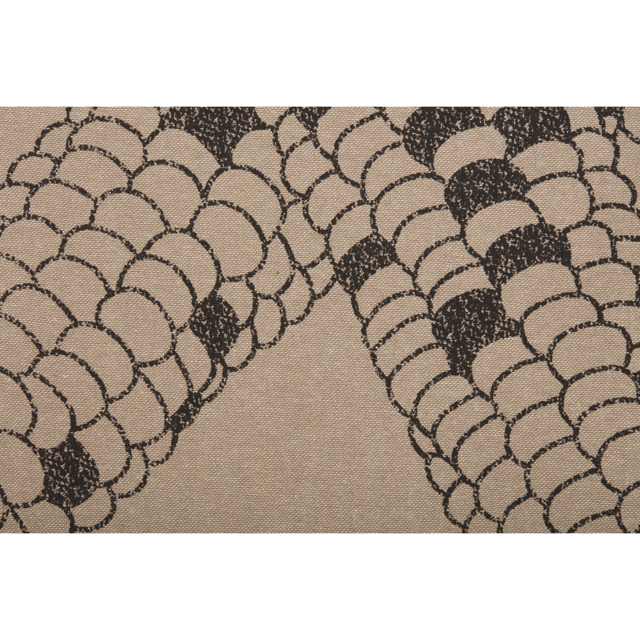 Sawyer Mill Charcoal Corn Feed Shower Curtain - Thumbnail 3