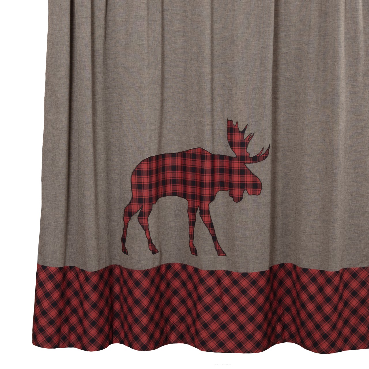 Cumberland by VHC Moose Shower Curtain - Thumbnail 3