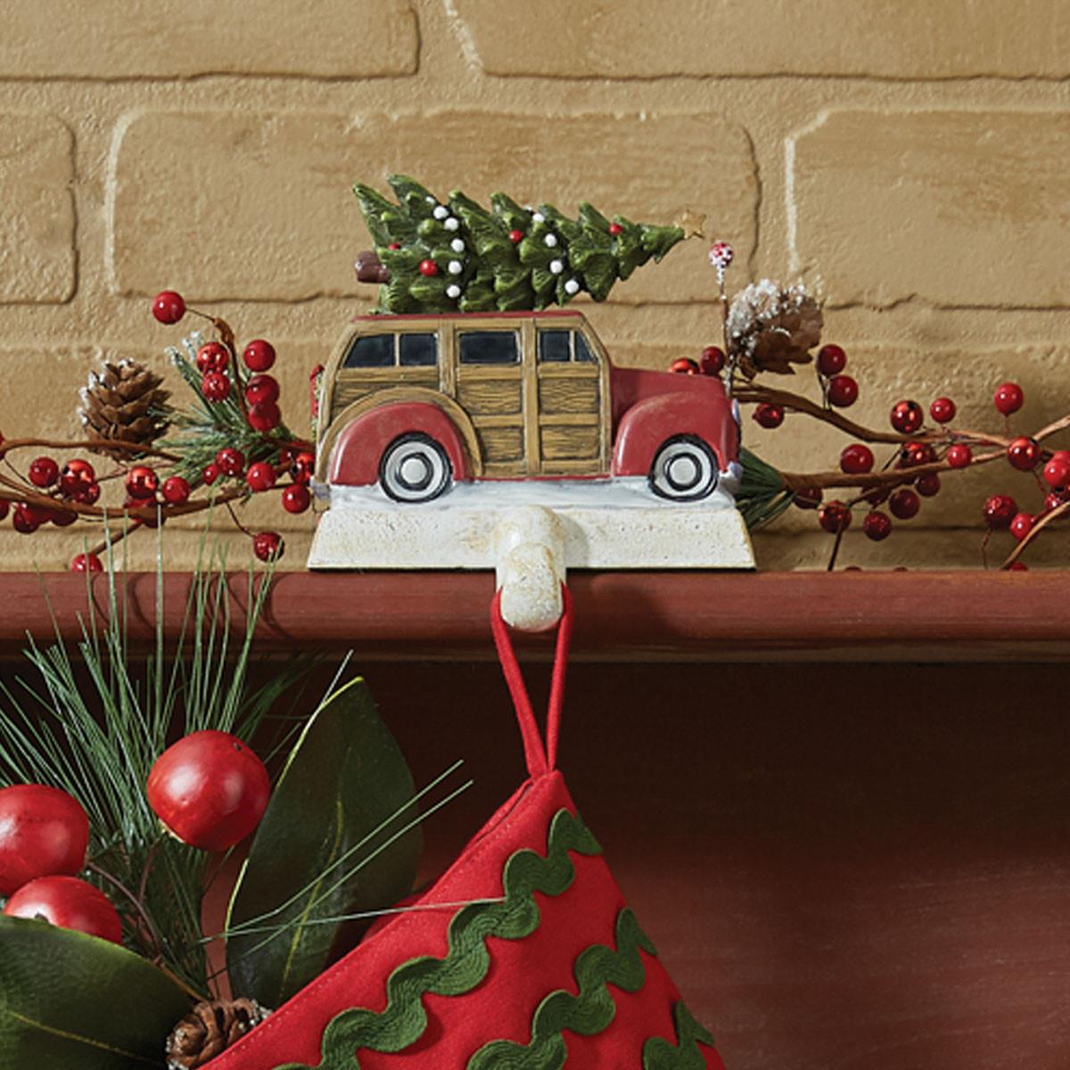 Red Woody Stocking Hanger - Thumbnail 2