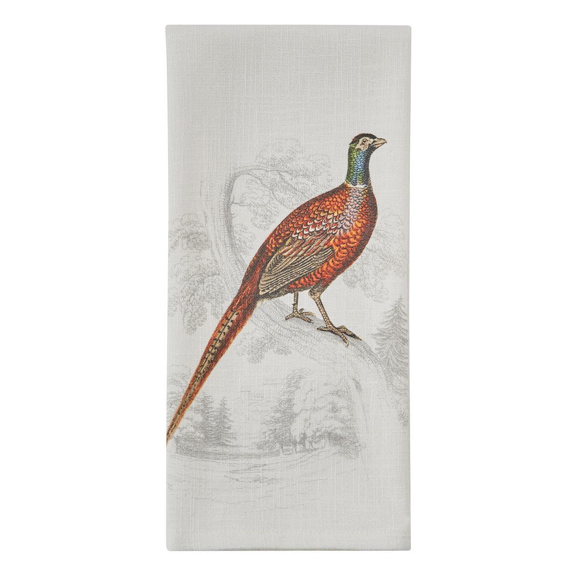 Pheasant Printed Dishtowels - Thumbnail 2