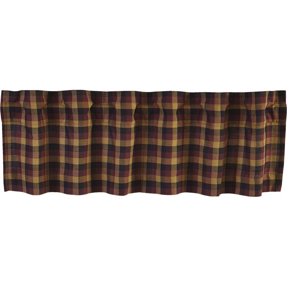 Heritage Farms Primitive Check Valance