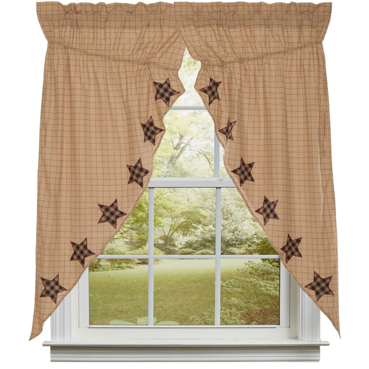 Bingham Star Prairie Swags - Applique Star - Thumbnail 2