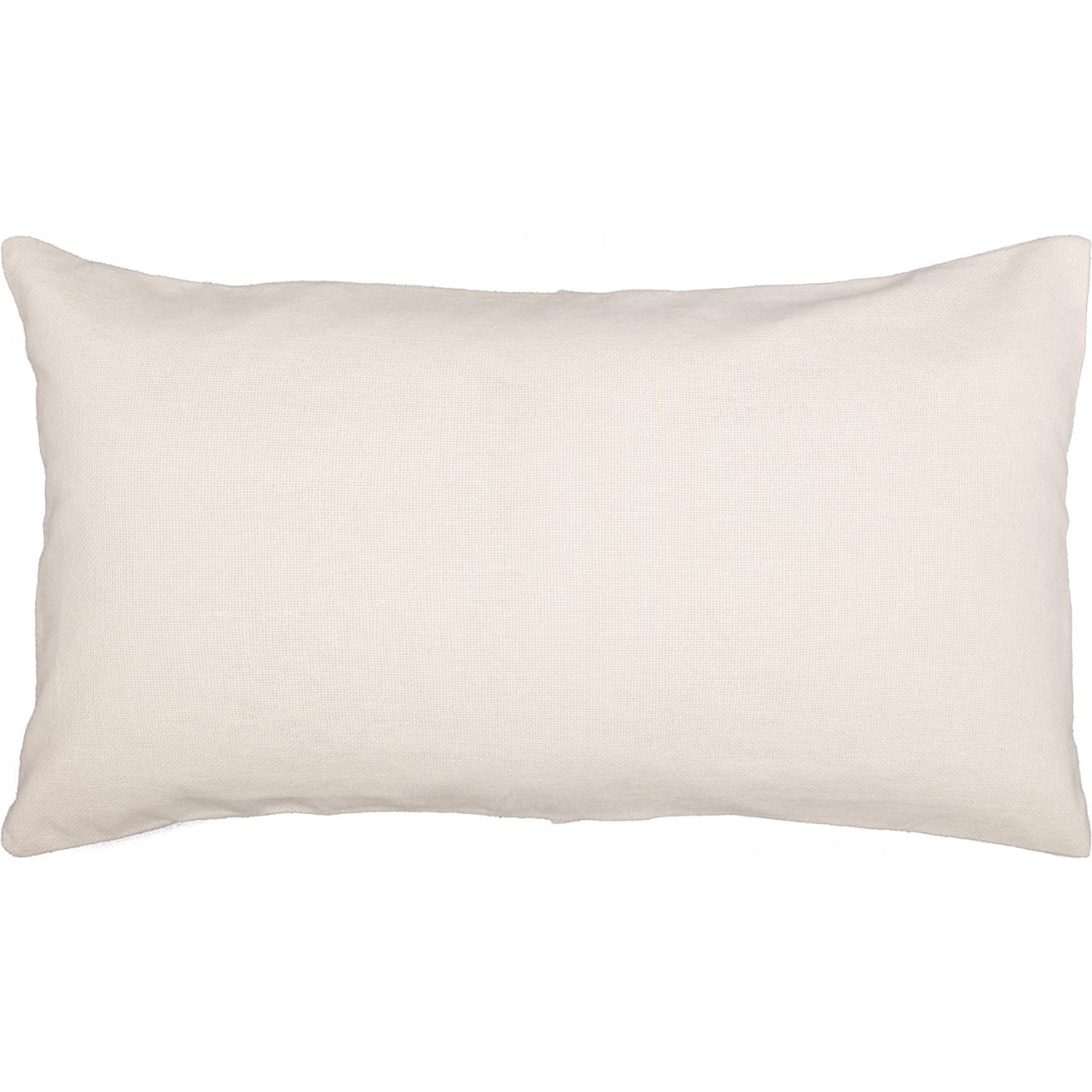 Burlap Antique White Pillow Sham - King - Thumbnail 2