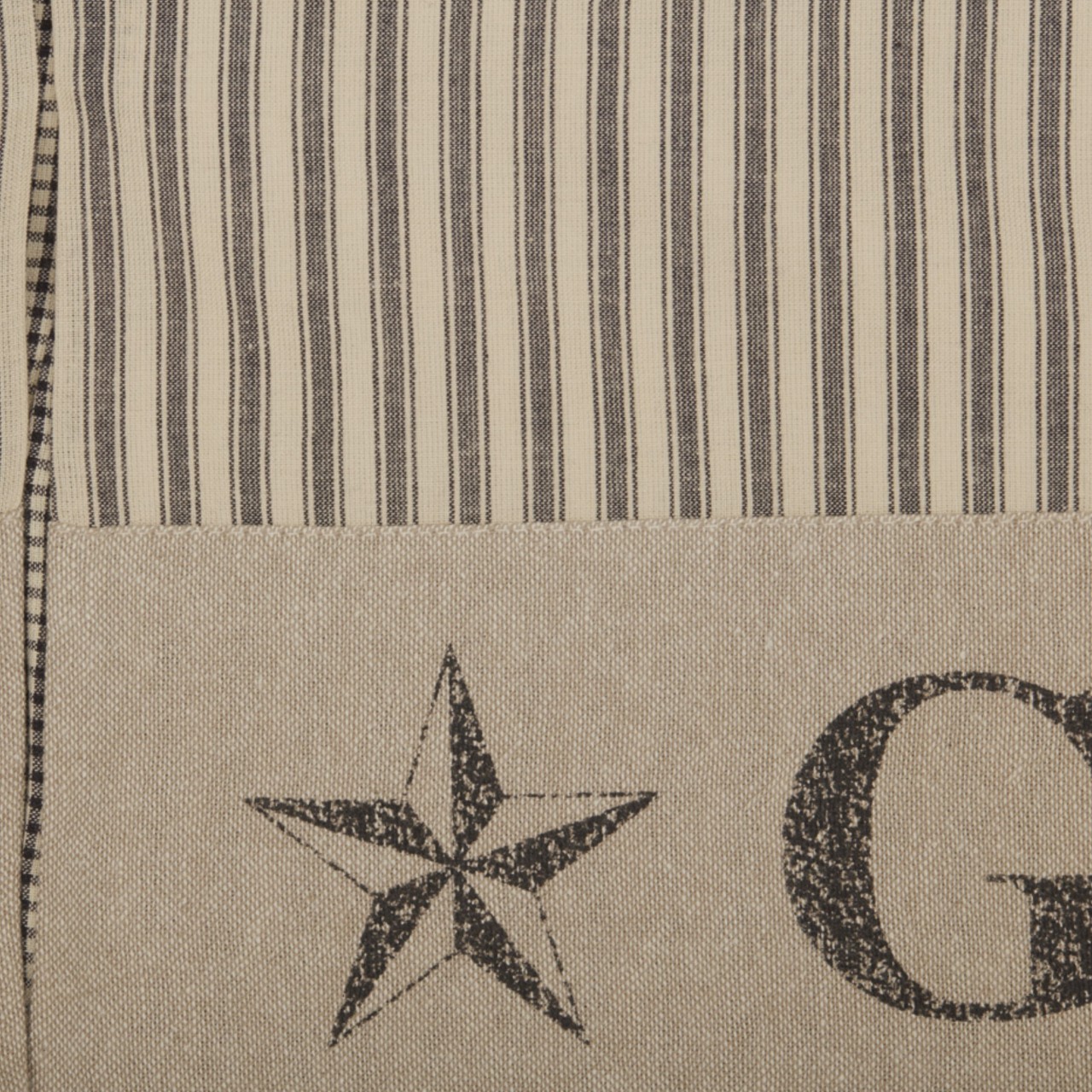 Sawyer Mill Charcoal Gather Valance - Thumbnail 5