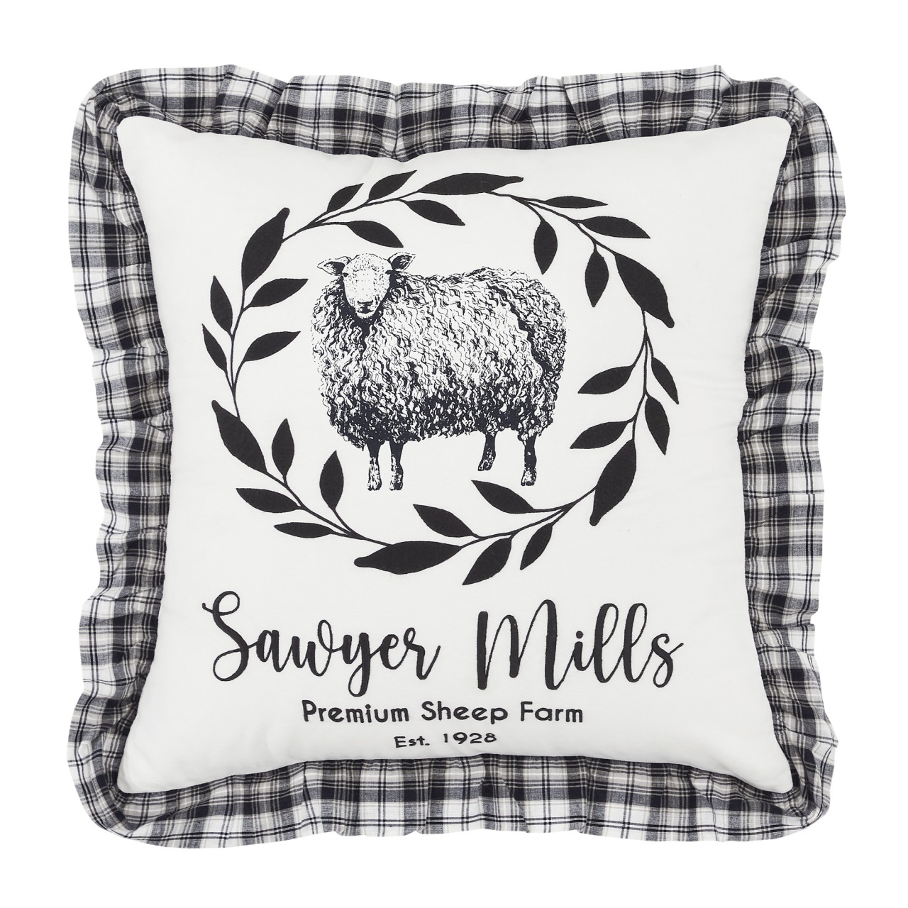 Sawyer Mill Black Sheep Pillow