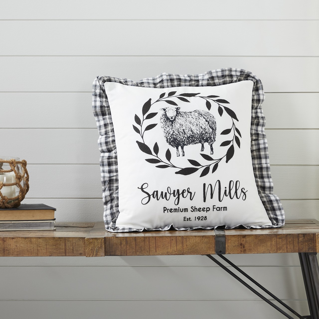 Sawyer Mill Black Sheep Pillow - Thumbnail 2