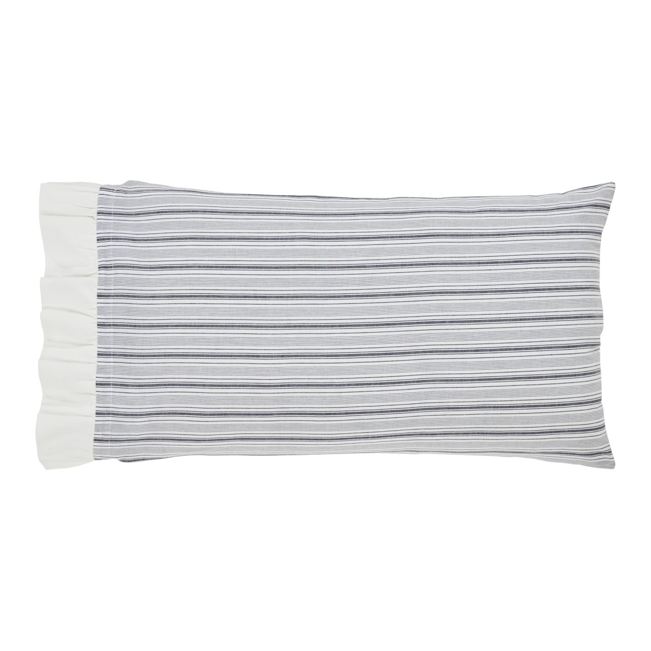 Sawyer Mill Black Ruffled King Pillowcases Set of 2